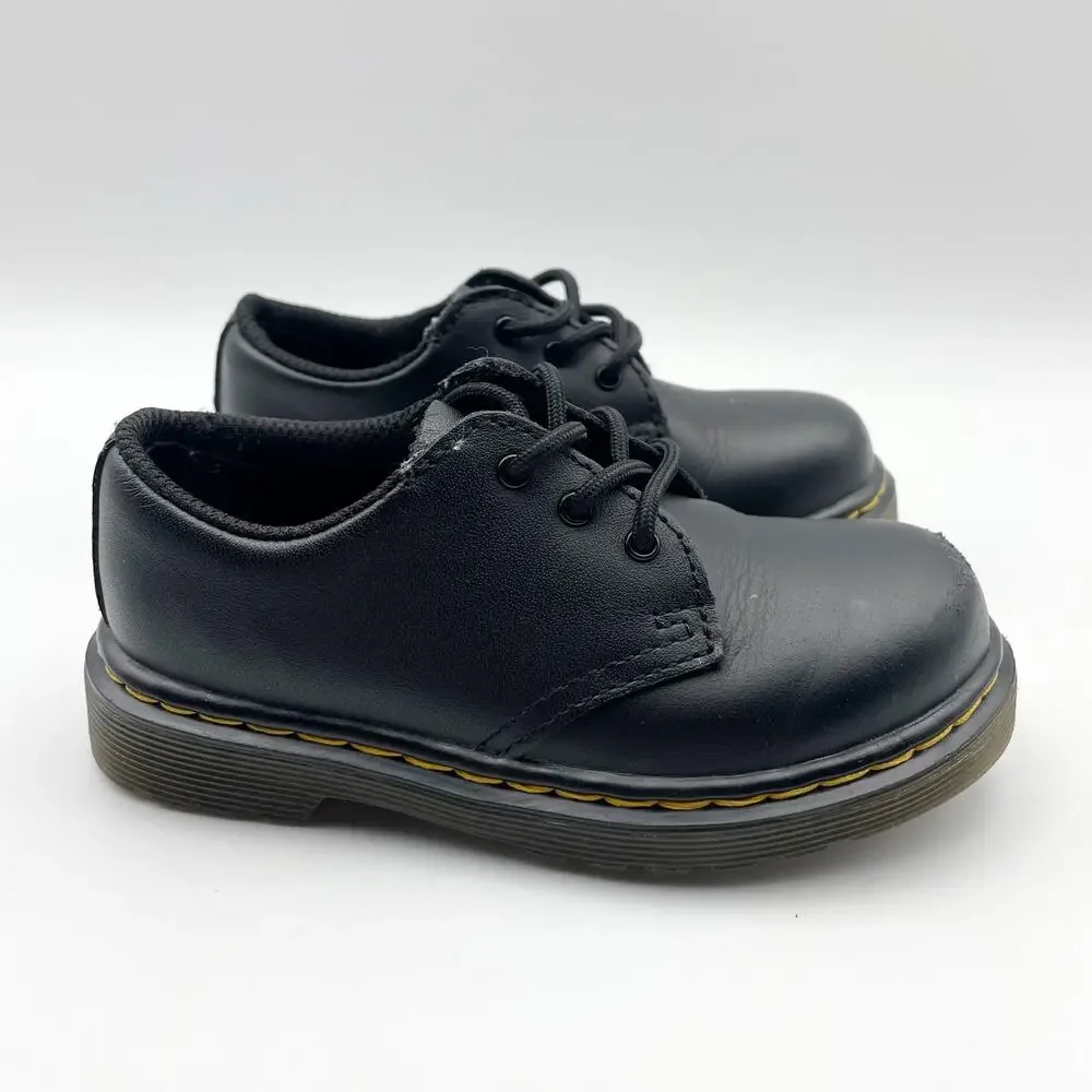 Dr. Martens Kids (Toddler) 1461 Dress Shoe US 8 EU 24 Black EUC